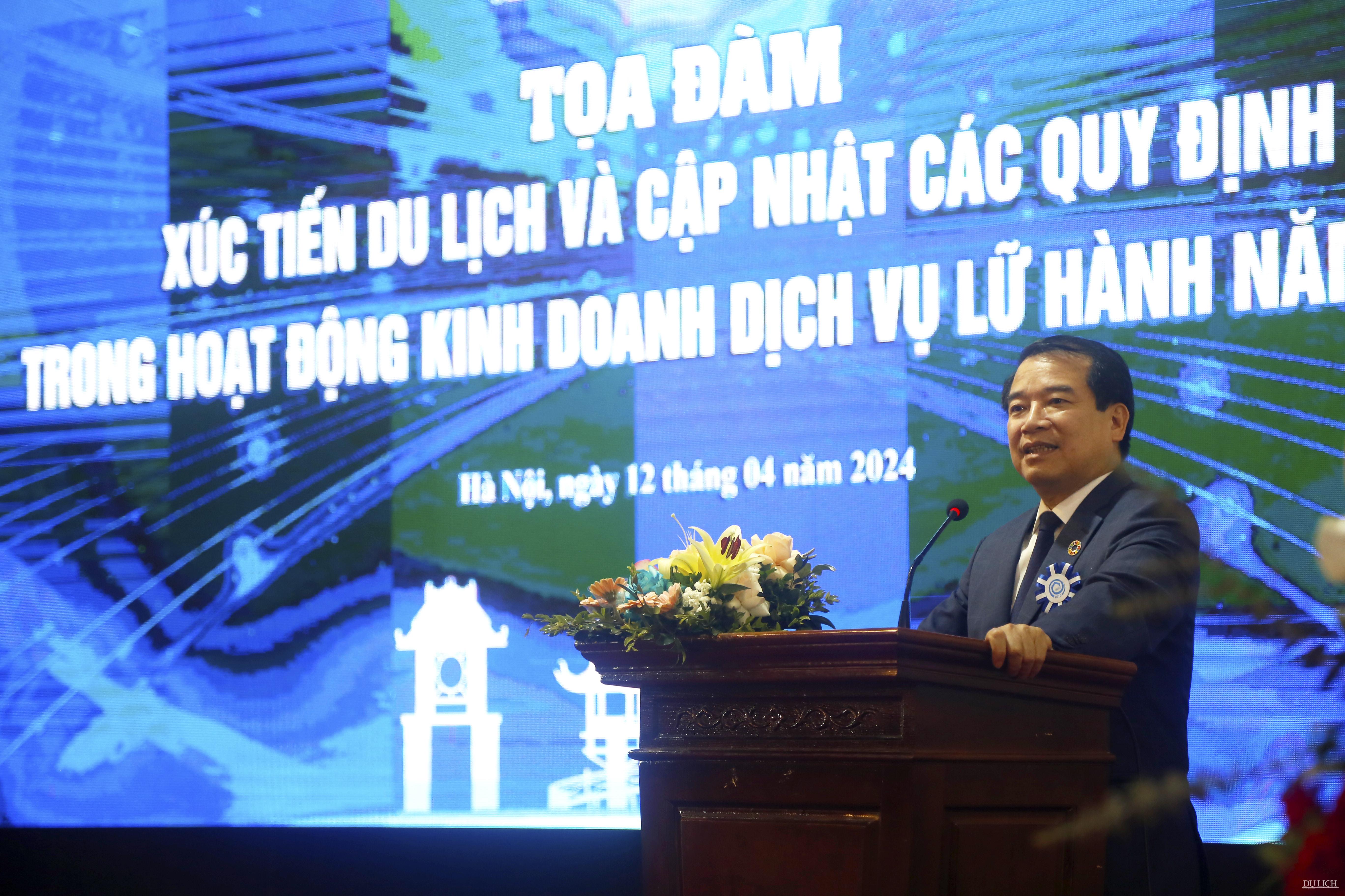 Phó Cục trưởng Cục Du lịch Quốc gia Việt Nam Hà Văn Siêu đánh giá cao tính chủ động trong việc huy động, kết nối các thành viên CLB Lữ hành Unesco Hà Nội